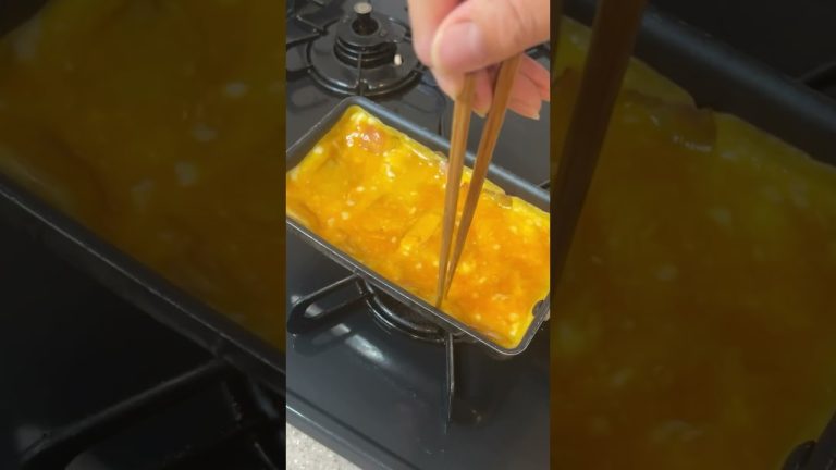 インスタで600万再生された#卵焼き　#shorts #夫弁当 #旦那弁当 #わっぱ弁当