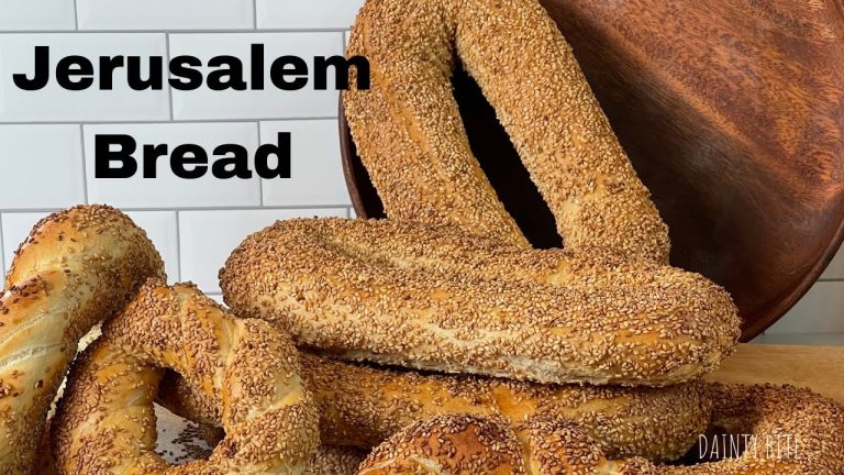 JERUSALEM SESAME BREAD AND TURKISH SIMIT/ TWO AMAZING BREAD RECIPES/ W SUBTITLES