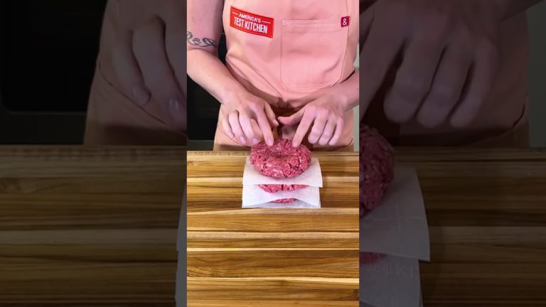 The Best Way to Freeze Burgers #Shorts