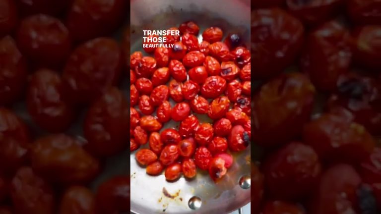 Summer Tomato Ricotta Toast #Shorts