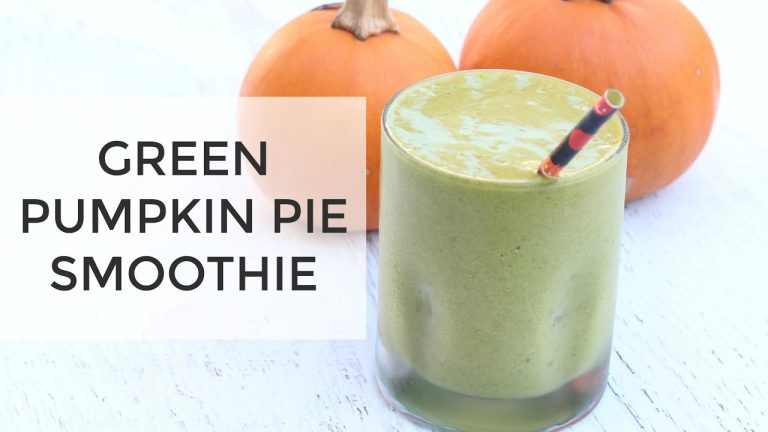 Amazing! Thanksgiving Pumpkin Pie Smoothie Recipe – Easy, Healthy, Green!