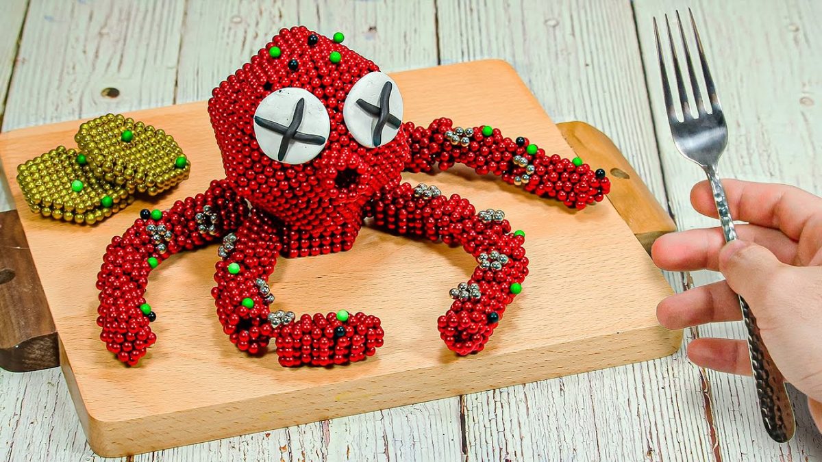 Magnetic Octopus🐙🐙 | So Yummy Seafood Recipe | Stop Motion & Satisfying video | Magnet ASMR