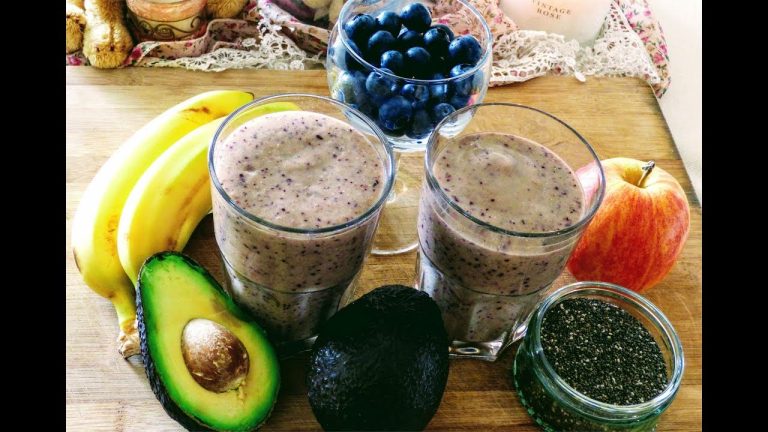 Healthy, Energy Boosting, High Fiber, Breakfast Smoothie Recipe