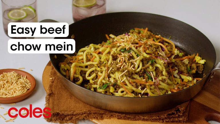 Easy Beef Chow Mein