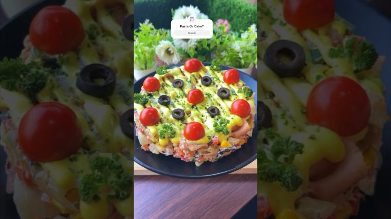 #ashortaday Have you tried Pasta Cake? #easyrecipe #ashortaday