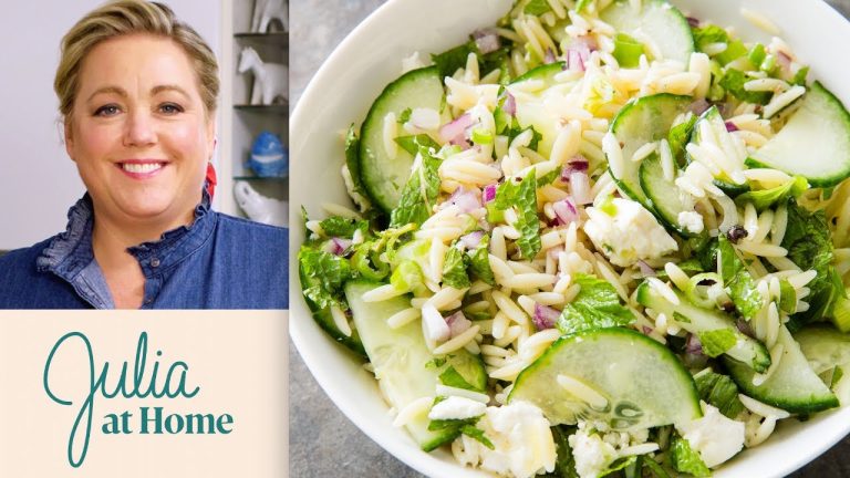 How to Make Easy Feta Pasta Salad | Julia at Home