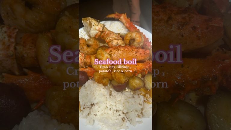 Seafood boil #seafood #seafoodboil #cooking #dinner #muah