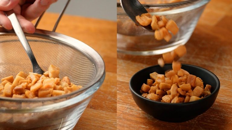 How to Make The Crispiest, Crunchiest Pork Lard #shorts