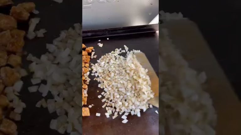 Easy and Delicious Pork TACOS on the Griddle #shorts