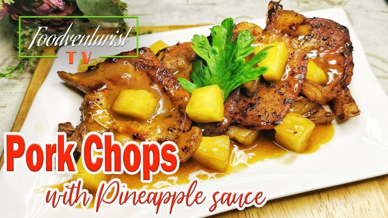 PORK CHOPS with PINEAPPLE SAUCE | PORK CHOP Steak with Pineapple Sauce