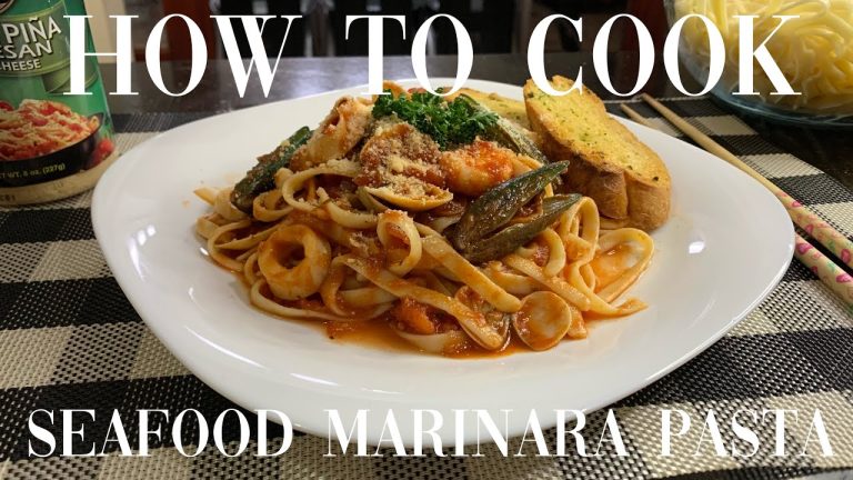 How to Cook Seafood Marinara Pasta| Seafood Marinara Pasta Recipe | ChefJ Kitchen N Tours