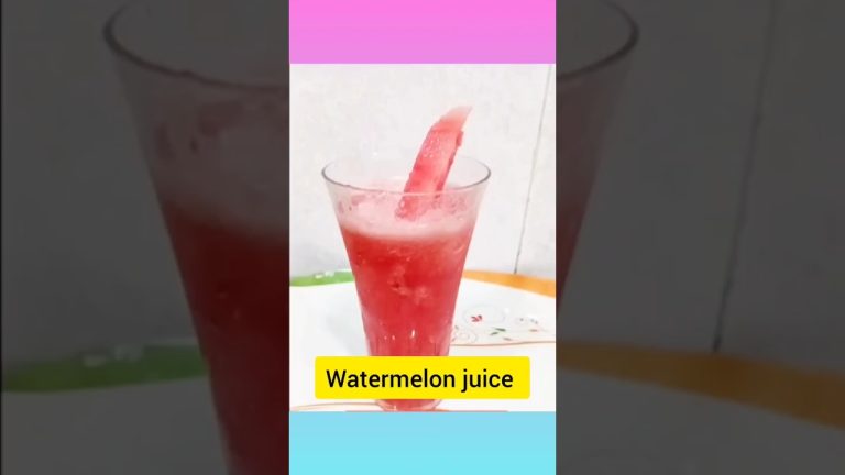 Watermelon Juice Recipe | Watermelon Smoothie #watermelon