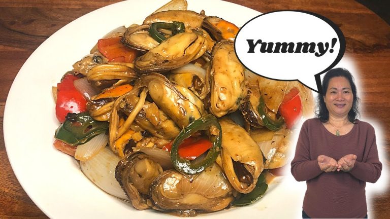 Amazing Chinese Seafood Recipe! | Mussels with Black Bean Sauce