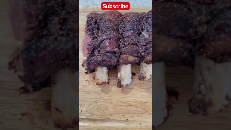 Smoked Beef Ribs #beef #ribs #bbq #shorts #everdurebbqfanatic