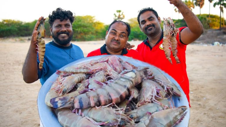 Tiger Prawn Recipe | Seafood Recipe | WORLD FOOD TUBE @ungalmeenavanmkr