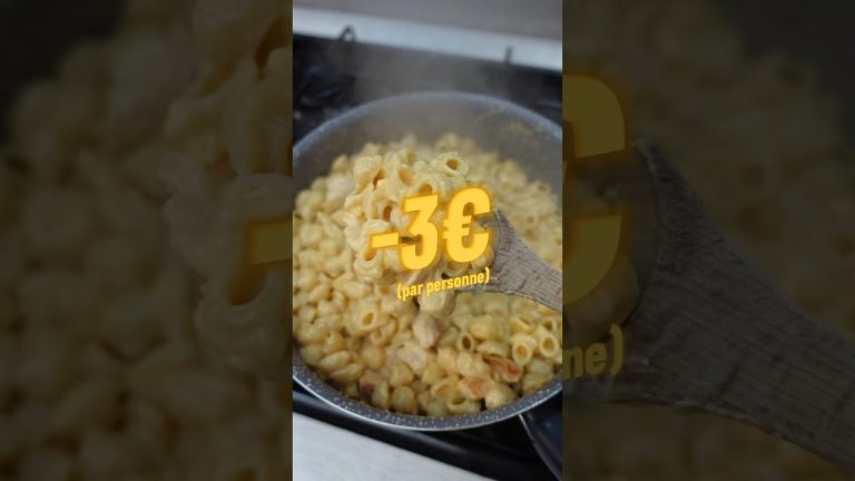 Recette pour – de 3€ par personne !! 🤤💸 #recettepascher #recettepetitbudget #petitbudget #seizemay