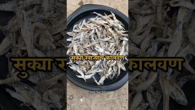 सुक्या खाऱ्यांच कालवण | Small Fish Curry Recipe | #fishcurry #shorts #viral #trending #recipe #reels