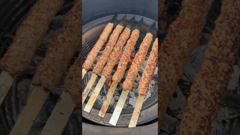 Adana kebabs #food #bbq #kamadojoe #lamb #grill #adanakebab