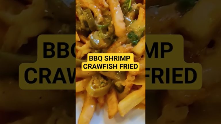 BBQ Shrimp & Crawfish fried at Jazzy Pettes #slidell #jazzy #foodie #crawfish #bbqshrimp