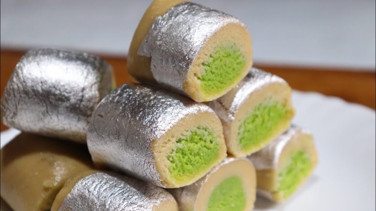 Kaju Roll Sweet Recipe | Instant Cashew Sweet Recipe