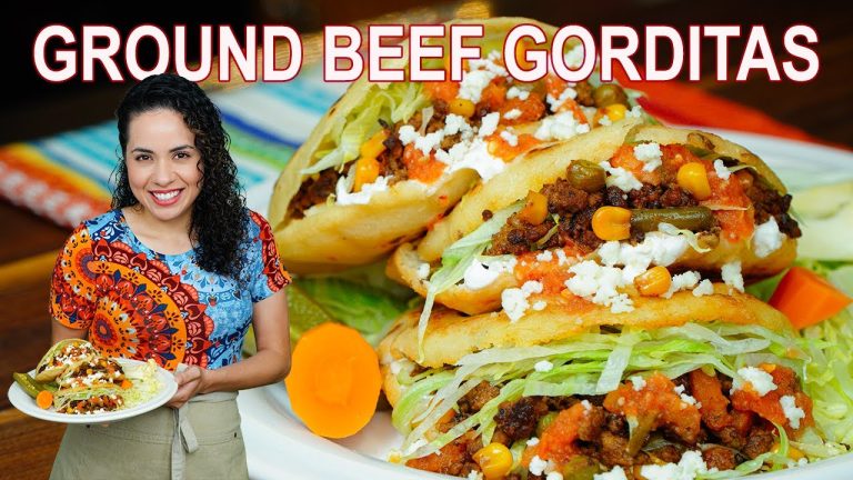 Authentic ground beef gorditas recipe | Villa Cocina