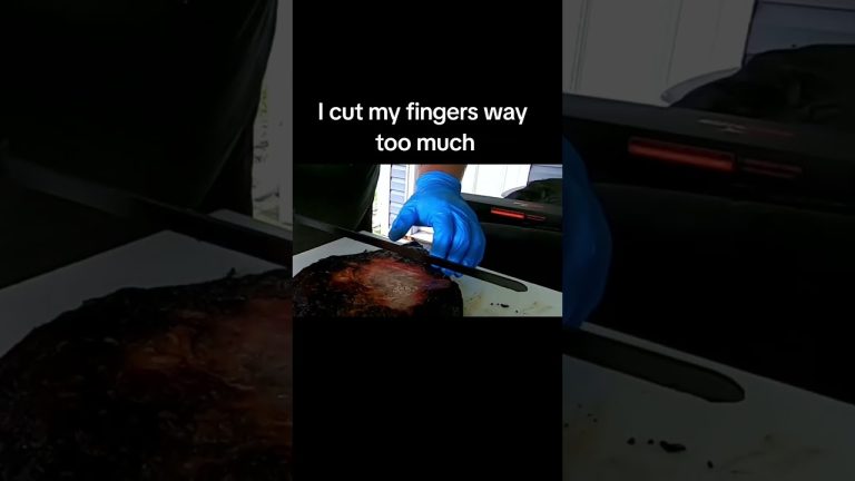 I cut my fingers alot! #bbq #smoked #cooking #food #smokedfood #cookingfood #grilling #foodie