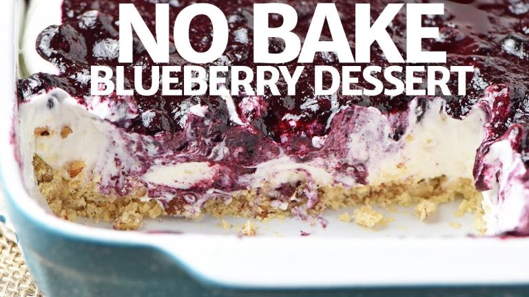 No Bake Blueberry Dessert – Blueberry Yum Yum Recipe