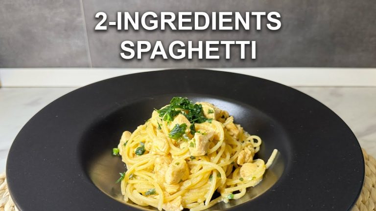 2-Ingredients Spaghetti – Easy & Delicious Pasta Recipe