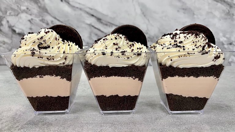 Oreo Dessert Cups – NO BAKE Dessert. Quick, Easy and Yummy!
