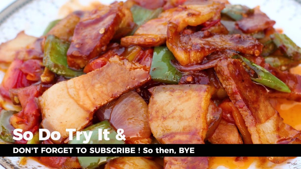 How to make PORK CHILLI Recipe Restaurant Style | DELICIOUS Recipe Eat & Smile | Do try it | HD1080p