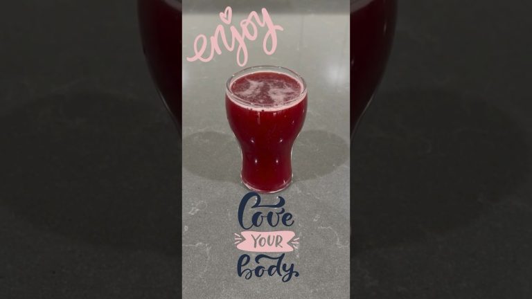 5 Ingredient JUICE recipe – APPLE berry bliss #recipe #shorts