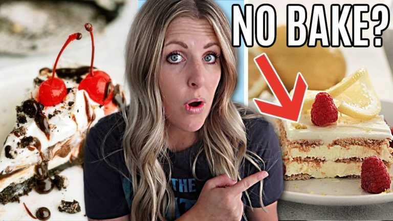 I Can't Believe These Are NO Bake Desserts!