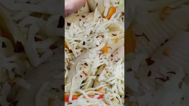 Healthy Breakfast Delight-Stuffed Pasta Jumbo Shells with ground Beef|#shorts|#ytshorts|#Pasta