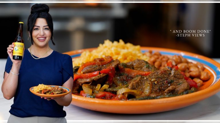 FAST & EASY Restaurant style Mexican Steak Dinner Recipe, EASY Beef Dinner Recipe