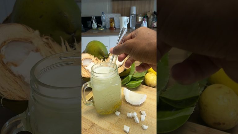 The most healthy jus ever #shorts #briocheultime #aloevera #recipe #homemade