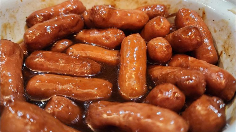 The Original BBQ Little Smokies – Party Cocktail Franks – Smokes Sausages -The Hillbilly Kitchen