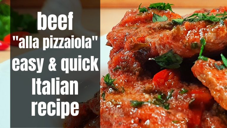 Italian “Alla Pizzaiola” Beef Recipe – How To Make A Quick & Delicious Italian Classic