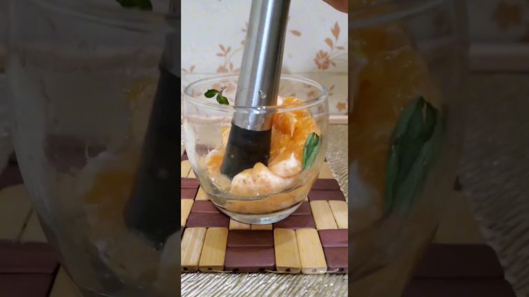 Easy Orange Mojito #healthy #fruit #how