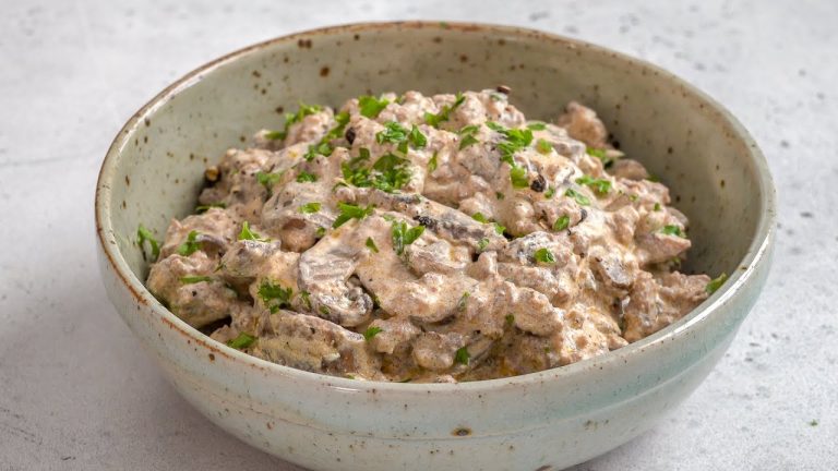 Keto Ground Beef Stroganoff Recipe