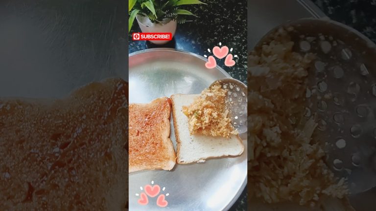 Breakfast Recipes 😋 Sandwich 🥪 👌💯#Bread recipes #Shortsfeed