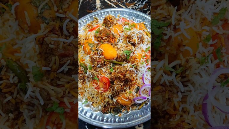 Tasty Beef Biryani Recipe 😋 #beefbiryani #beefrecipe #biryani #food #viralfood #shorts #fypシ #fyp