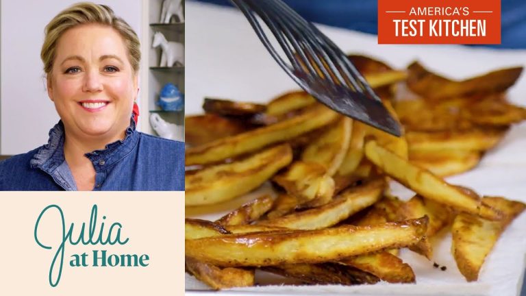 How to Make Crispy Homemade Fries Without Deep Frying | Julia at Home