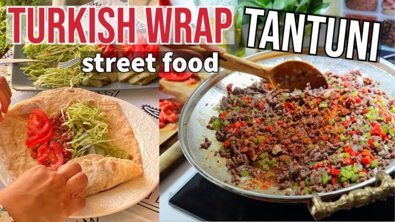 Turkish Wrap “Tantuni” With Ground Beef & Lavash Bread Recipe