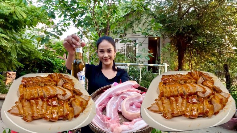 New Discovery How I Cook The Best Flavor Pork Belly Steam Beer