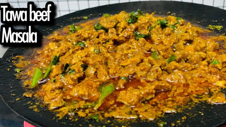 Tawa Gosht recipe | Beef recipe | Tawa Beef Masala | by cooking with farnaz