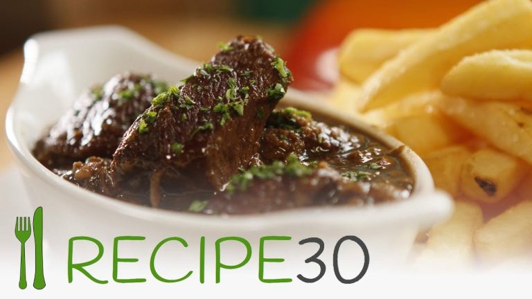Beer and Beef lovers, for you: Beef Carbonade Flamande (slow cooked ) – By RECIPE30.com