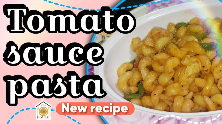 Tomato sauce pasta recipe | Homemade Tomato sauce pasta recipe