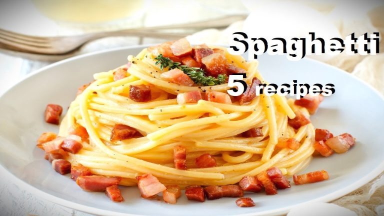 Italian Spaghetti Classics: 5 Traditional Recipes.