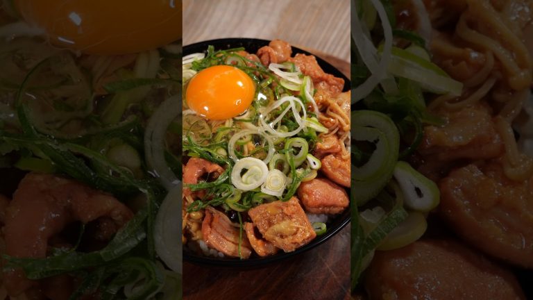 offal & enoki rice bowl 🍚 #food