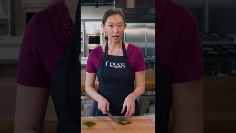 Knife Skills: Mince Herbs Like a Pro #Shorts